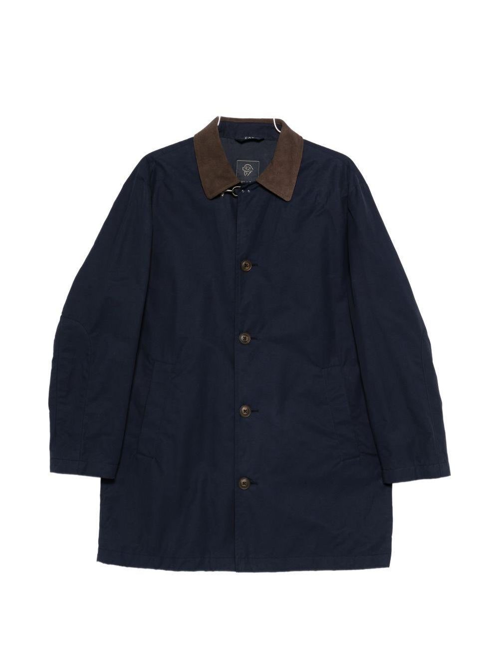 Impermbeabile con bottoni in blu Fay - uomo 