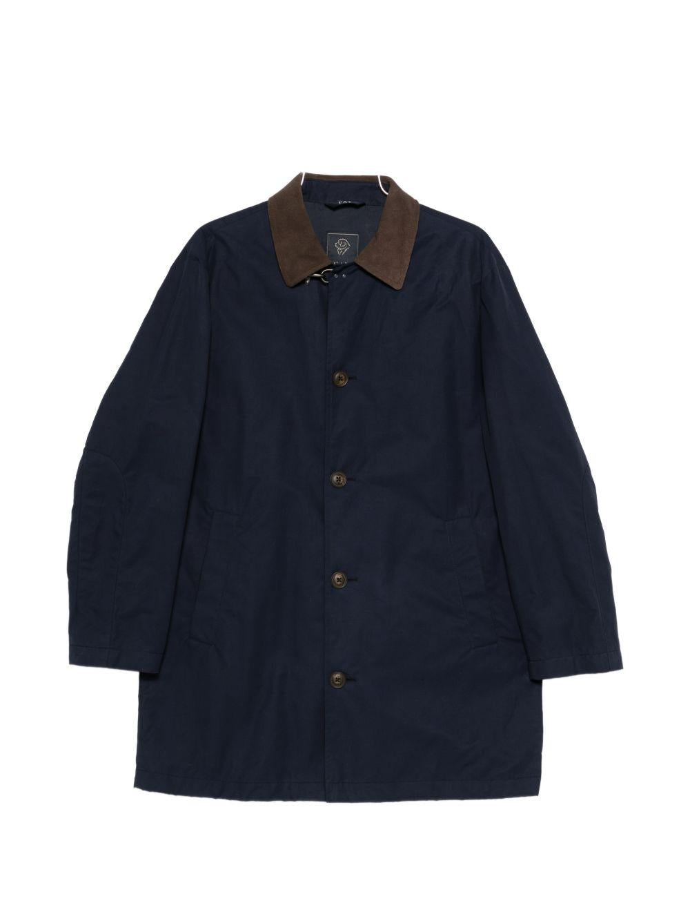Impermbeabile con bottoni in blu Fay - uomo 