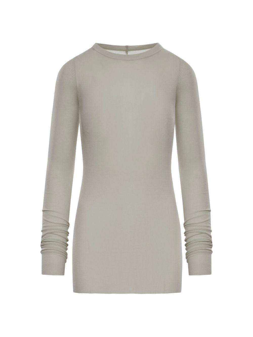 T-shirt a maniche lunghe in grigio Rick owens - donna 