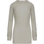 T-shirt a maniche lunghe in grigio Rick owens - donna 