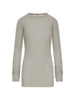 T-shirt a maniche lunghe in grigio Rick owens - donna