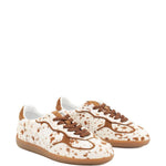 Sneakers basse in pelle 490 in crema Alohas - donna 