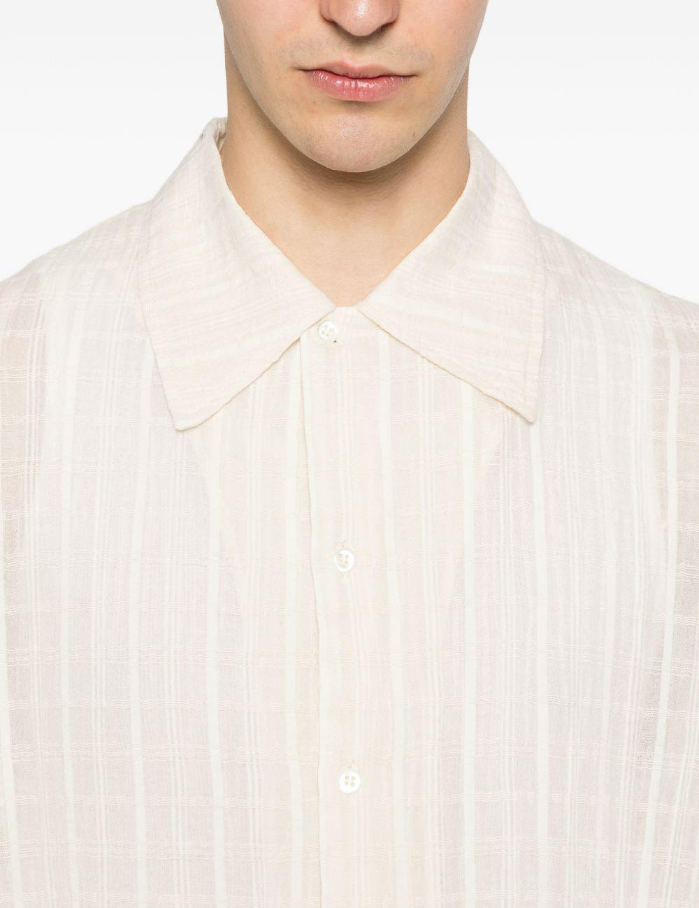 Camicia a maniche lunghe in bianco Sefr - uomo 