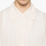 Camicia a maniche lunghe in bianco Sefr - uomo 