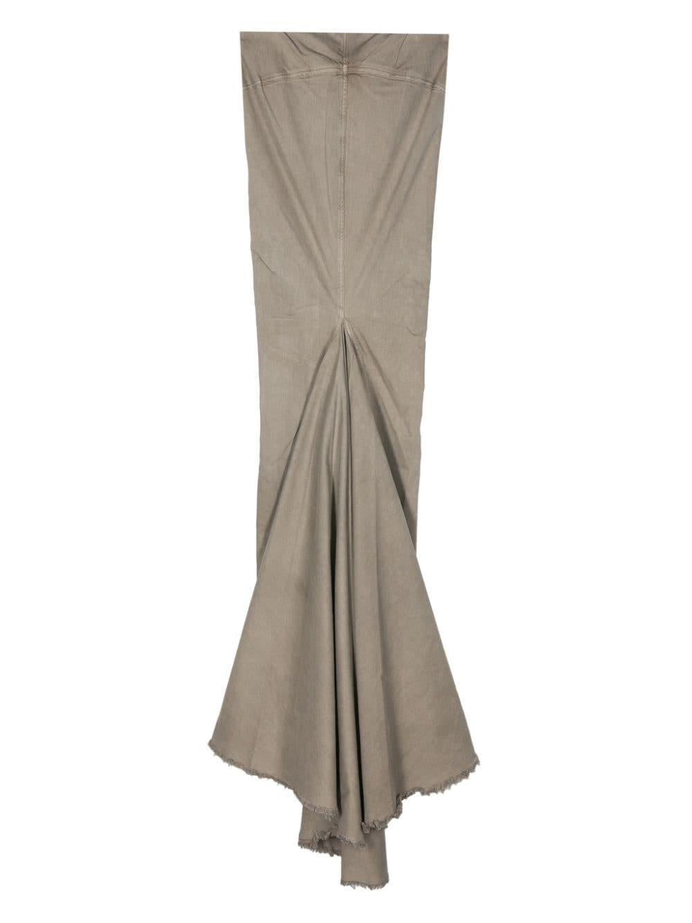 Gonna denim Al Pilar in grigio - donna 