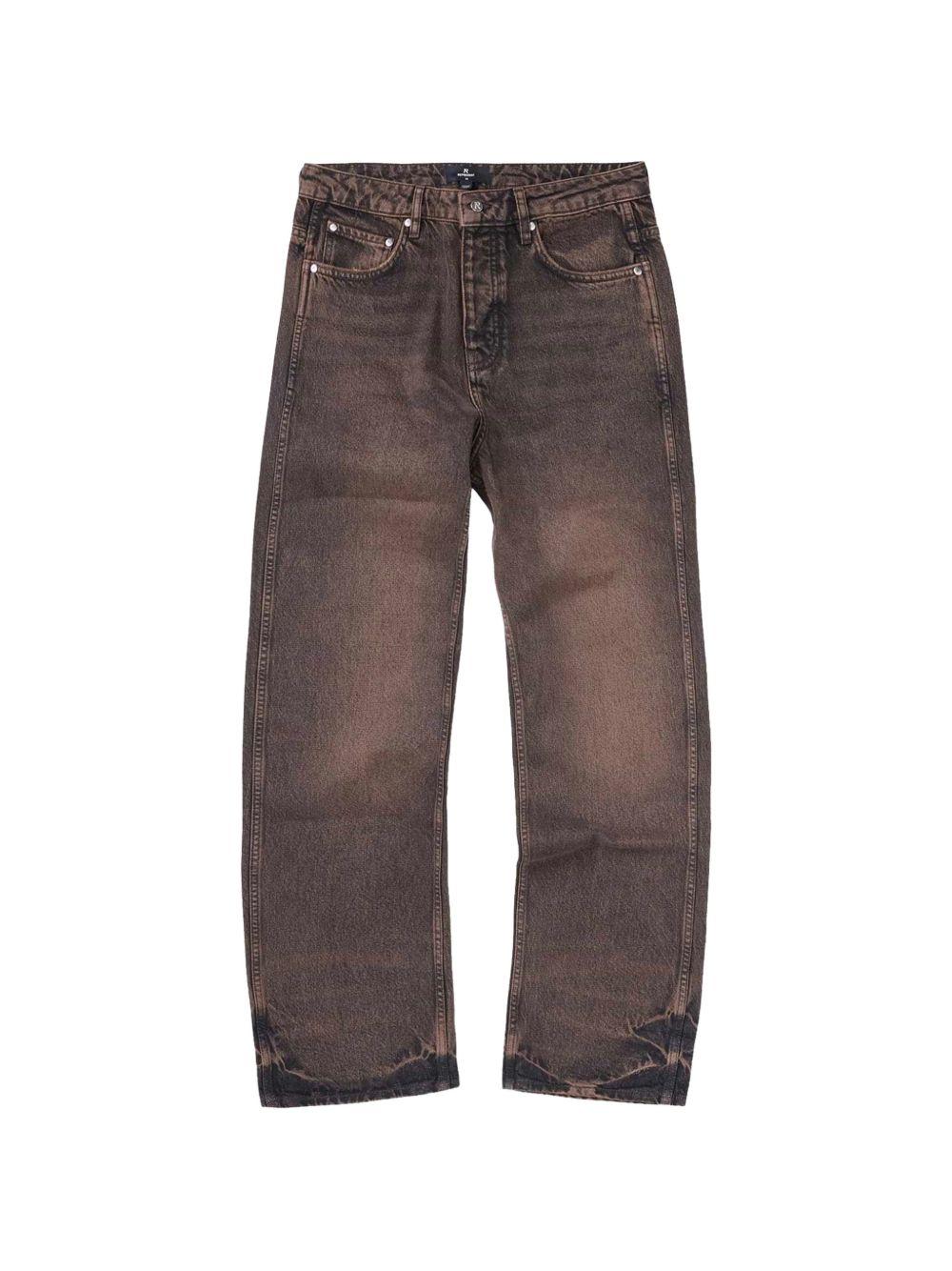 Jeans R2 dritti in marrone Represent - uomo 