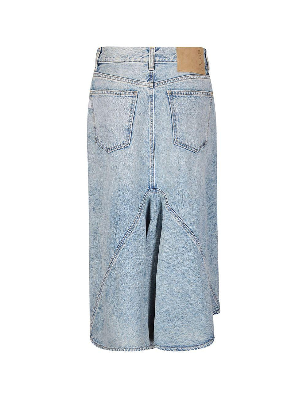 Gonna con applicazione in blu Haikure - donna 