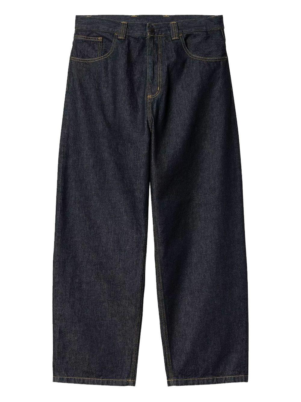 jeans brandon in blu scuro carhartt wip - uomo 