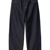 jeans brandon in blu scuro carhartt wip - uomo 