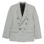 Blazer doppiopetto in grigio Victoria beckham - donna 