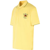 Polo con logo ricamato in giallo Drole de monsieur - uomo 