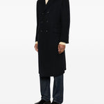 Cappotto doppiopetto in blu Kiton - uomo 