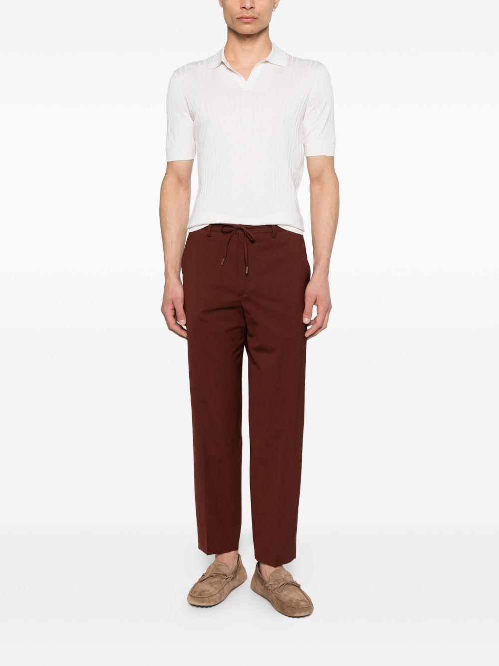 Pantaloni con coulisse covents in marrone Briglia 1949 - uomo 