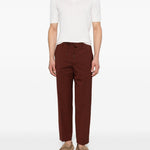 Pantaloni con coulisse covents in marrone Briglia 1949 - uomo 
