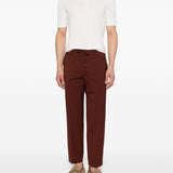 Pantaloni con coulisse covents in marrone Briglia 1949 - uomo 