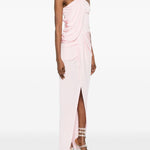 Abito lungo con collo halter in rosa Amen - donna 
