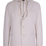 Giacca con cappuccio in beige Eleventy - uomo 
