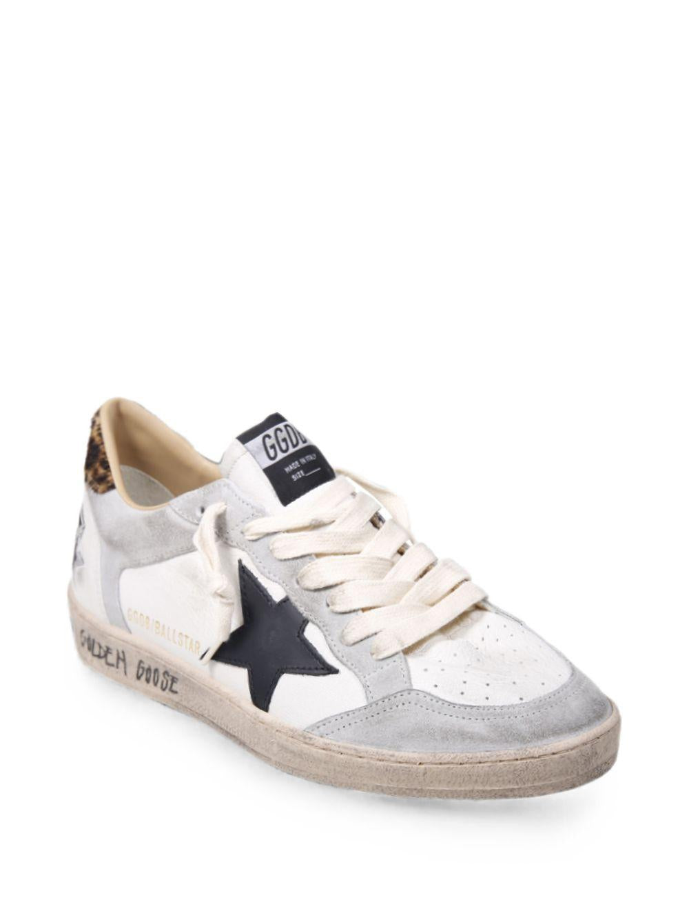 Sneakers ball star in grigio Golden goose - uomo 
