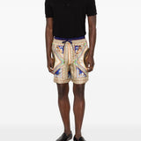 Pantaloncini con coulisse in multicolore Casablanca - uomo 