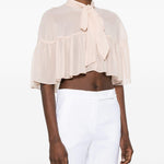 Blusa con fiocco in rosa chiaro Max Mara - donna 