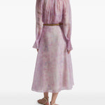 Blusa a fiori in rosa Alberta Ferretti - donna 