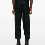 Pantaloni con pieghe frontali in blu e verde Briglia 1949 - uomo 