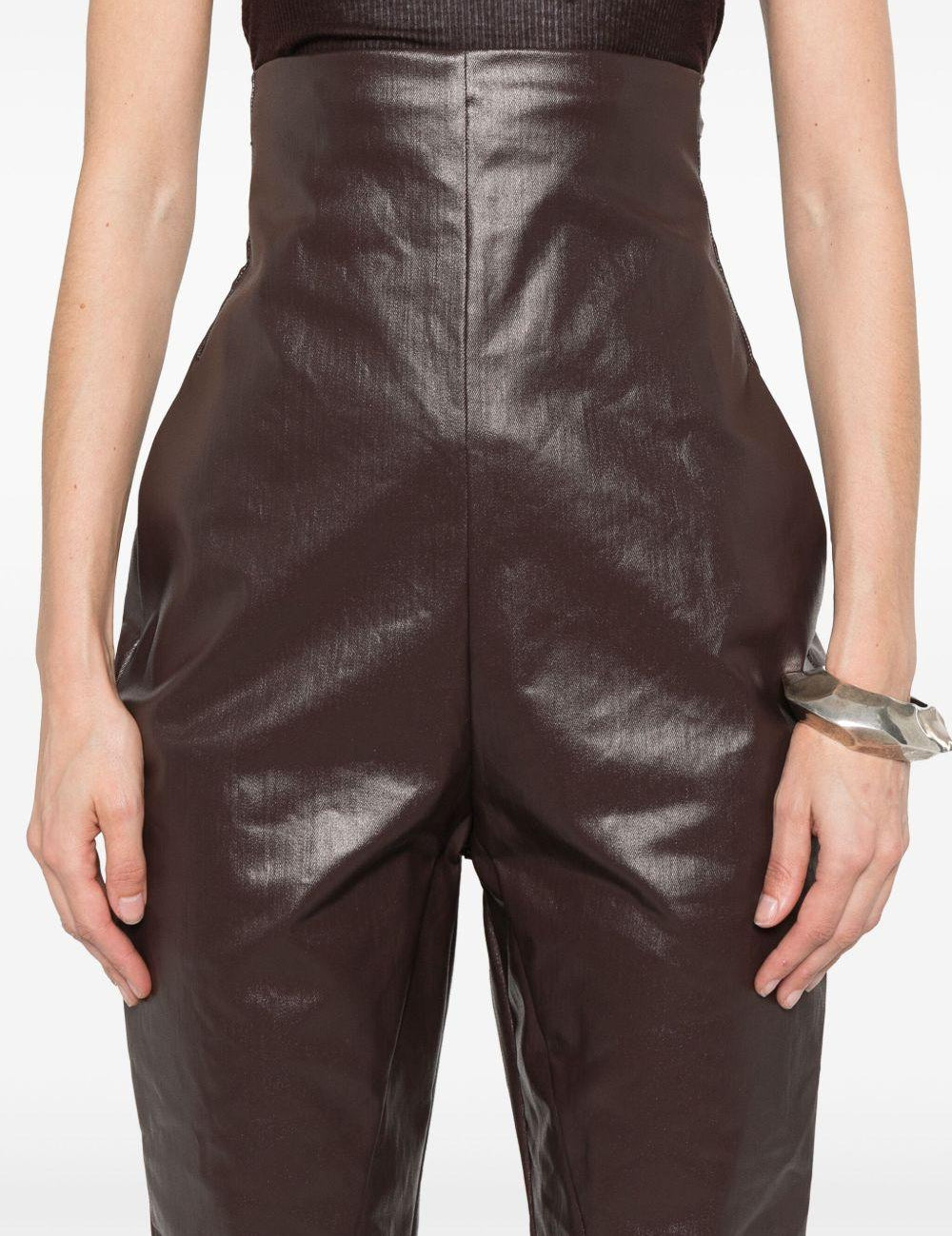 Pantaloni Dirt Bolan in marrone Rick Owens - donna 