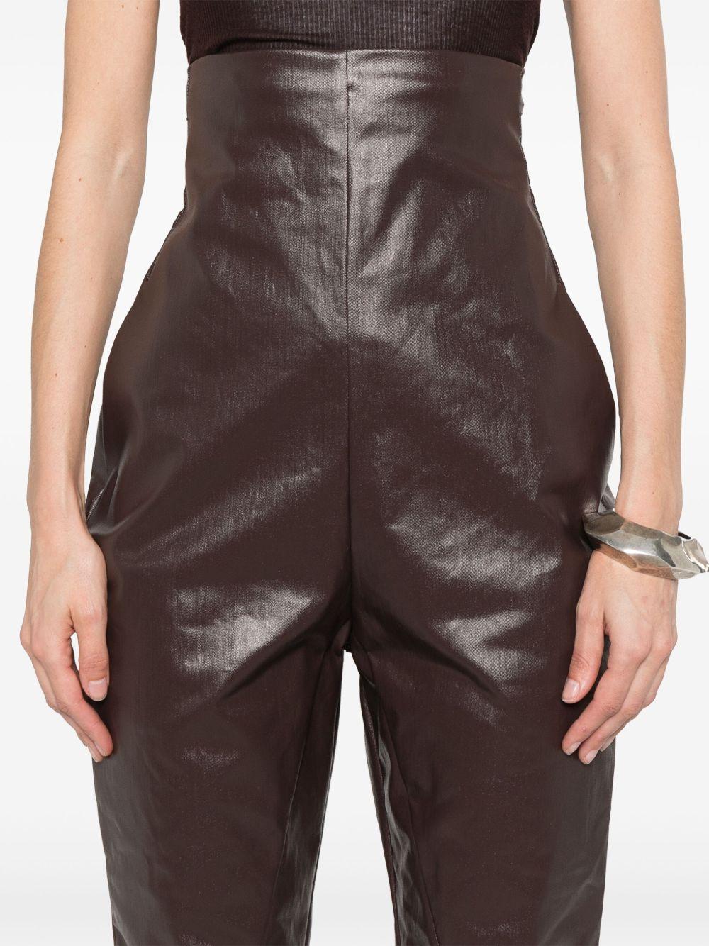Pantaloni Dirt Bolan in marrone Rick Owens - donna 