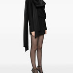 Abito stile blazer con fiocco  in nero David koma - donna 