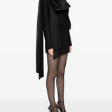 Abito stile blazer con fiocco  in nero David koma - donna 
