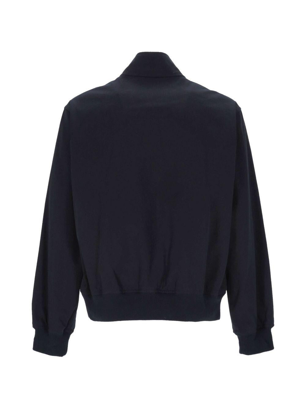 Giacca a zip in blu navy 