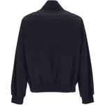 Giacca a zip in blu navy 