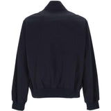 Giacca a zip in blu navy 