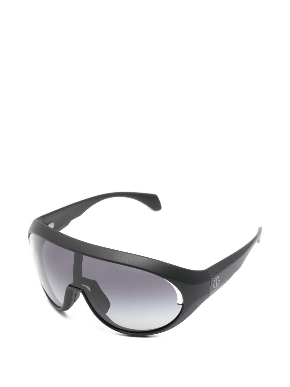 Occhiali da sole in nero Rick Owens x Moncler - unisex<BR/> 