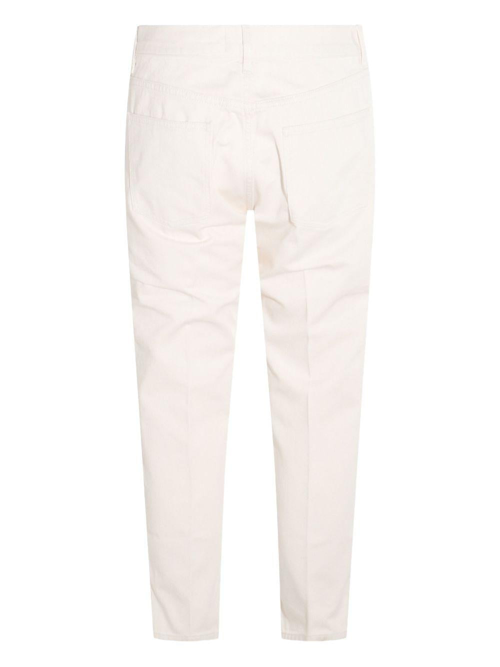 Jeans con bottoni in avorio Lardini - uomo 