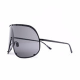 Occhiali da sole oversize in nero 