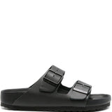 Ciabatte Arizona in pelle in nero Birkenstock - unisex 