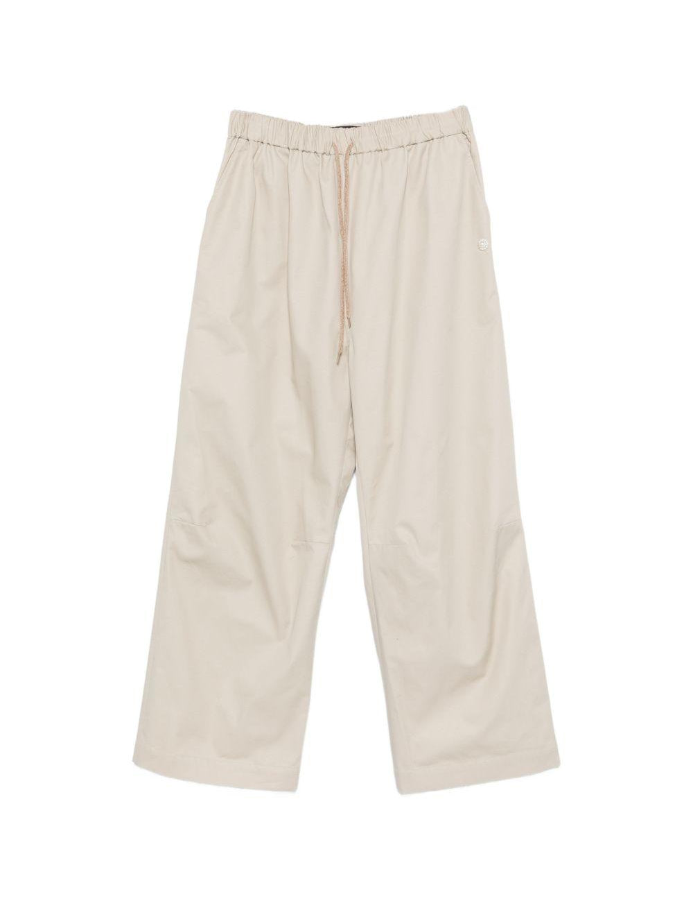 pantaloni con elastico in beige simone rocha - uomo 