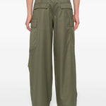 Pantaloni a gamba ampia in verde - uomo 