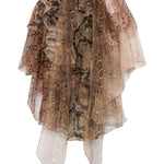 Blusa con stampa in marrone Zimmermann - donna 