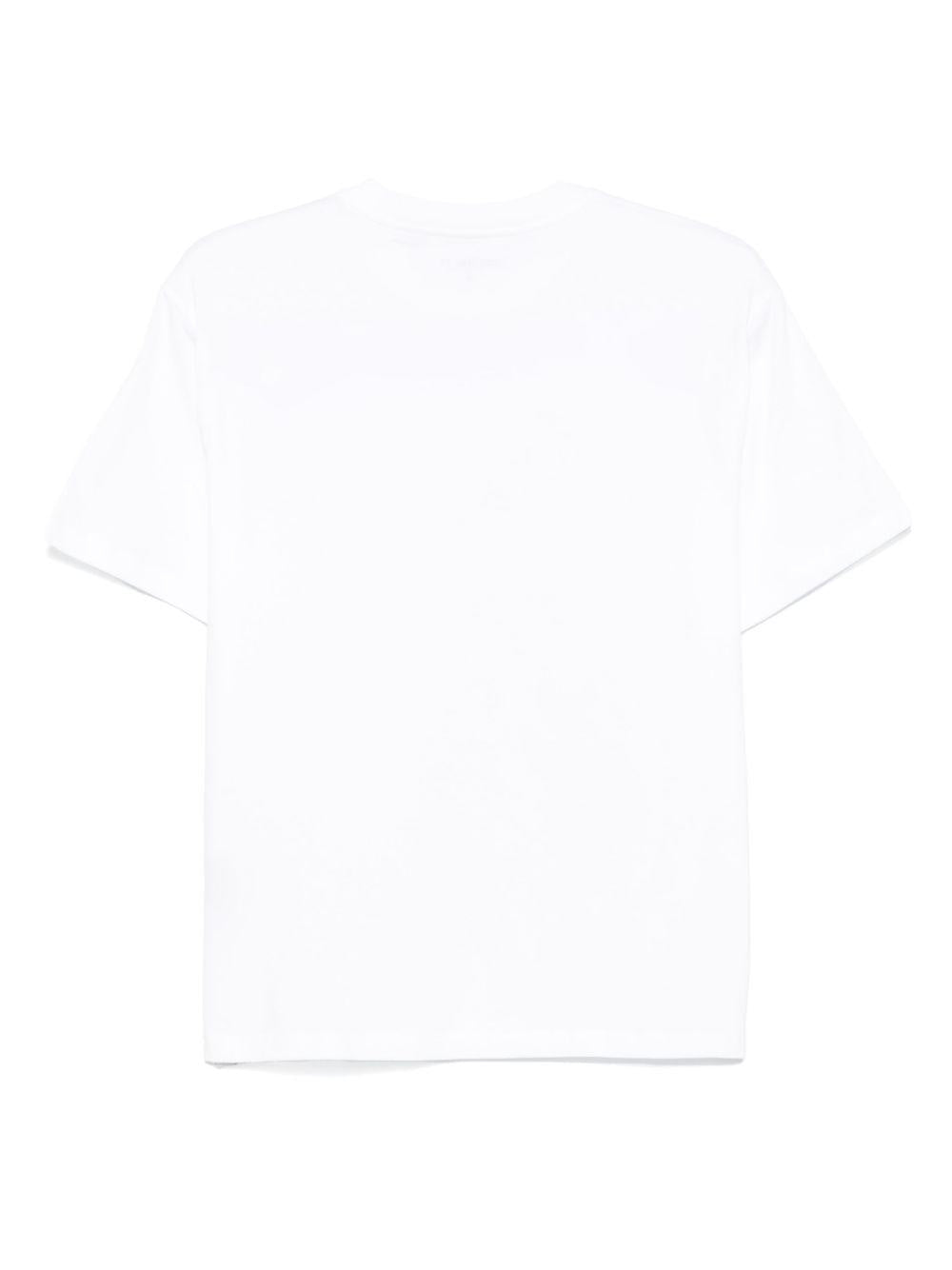T-shirt con logo in bianco carhartt wip - donna 