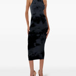 Abito con fantasia tie dye in nero Wolford - donna 