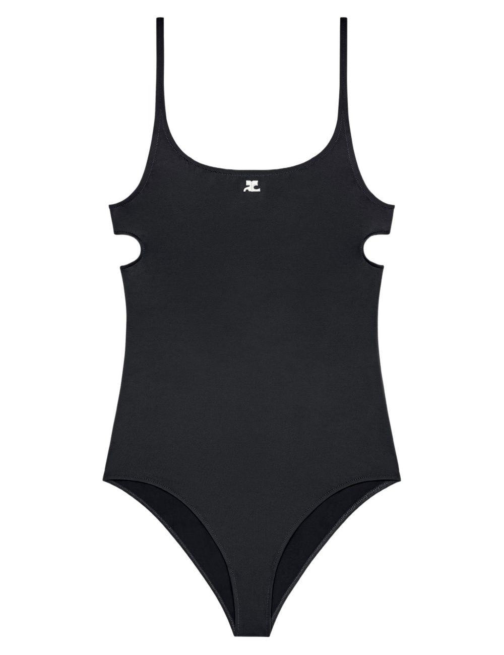 Costume da bagno con cut-out in nero Courrèges - donna 