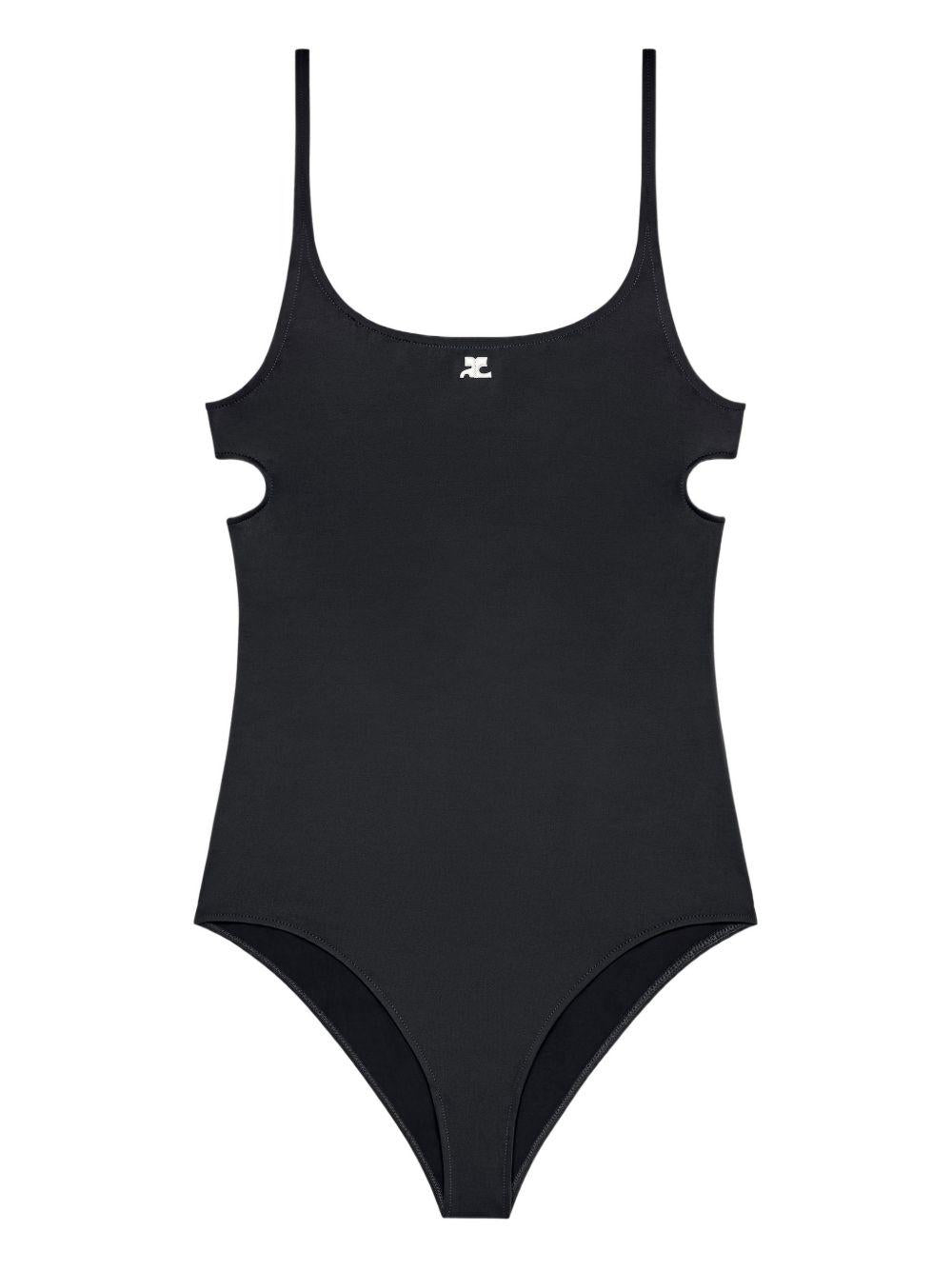 Costume da bagno con cut-out in nero Courrèges - donna 