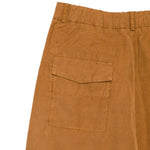 Pantaloni a gamba larga con pieghe in arancione Ymc - uomo 