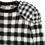 Maglia con spalline in bianco e nero Comme Des Garçons - donna 