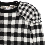 Maglia con spalline in bianco e nero Comme Des Garçons - donna 