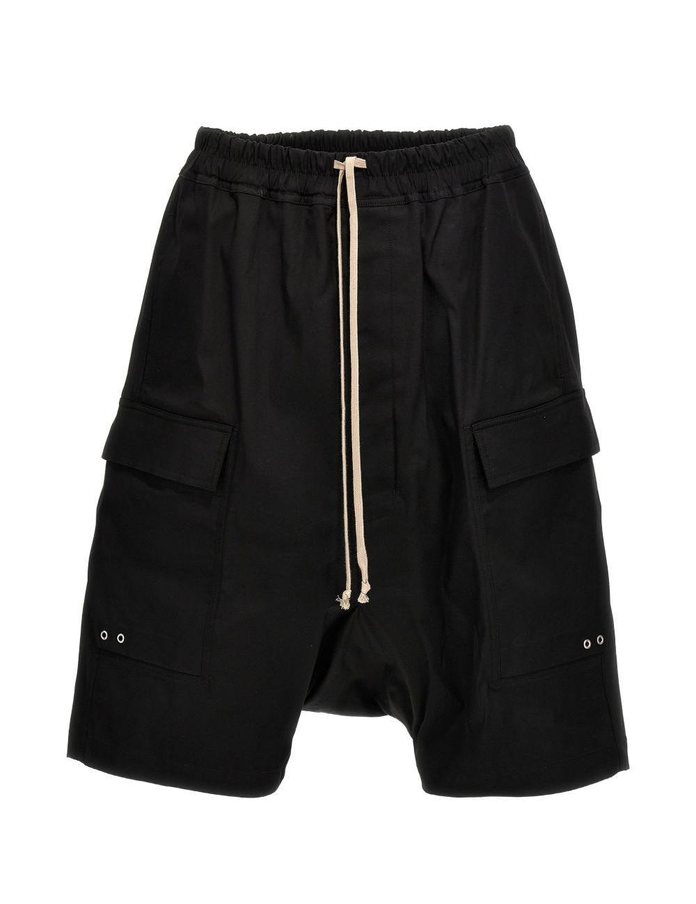 Shorts in cotone nero 
