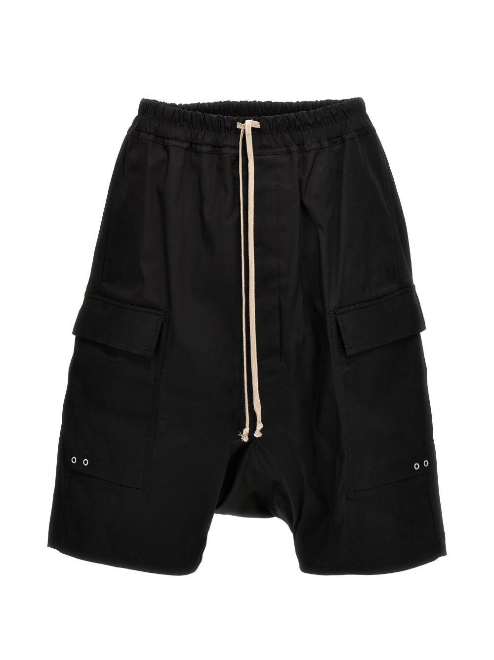 Shorts in cotone nero 