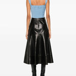 Top con scollo squadrato in blu Giuseppe di morabito - donna 